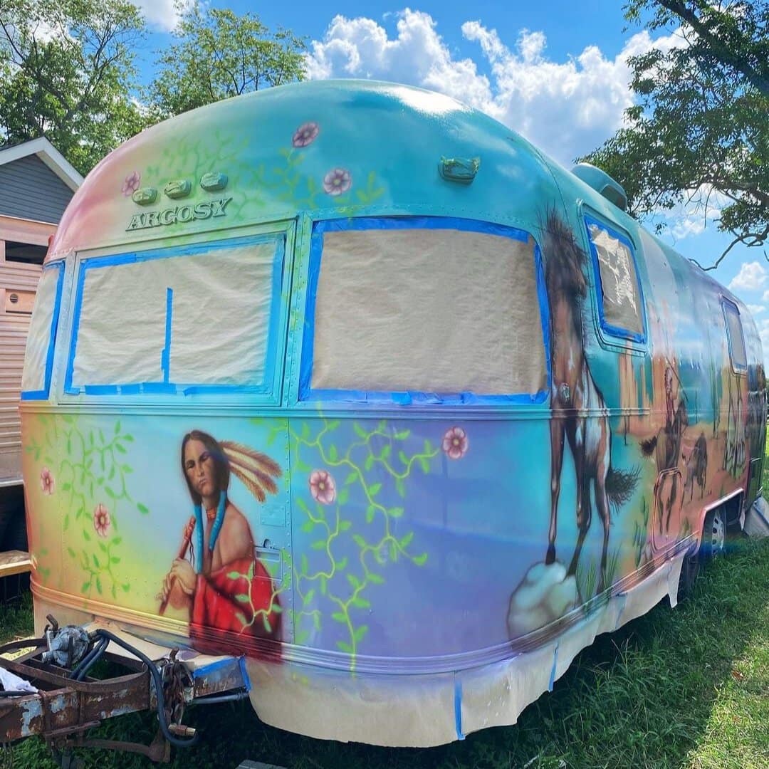 Camper Indian Decor